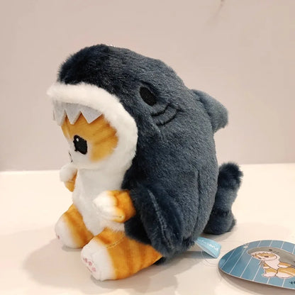 Cute Shark Cat Plushie